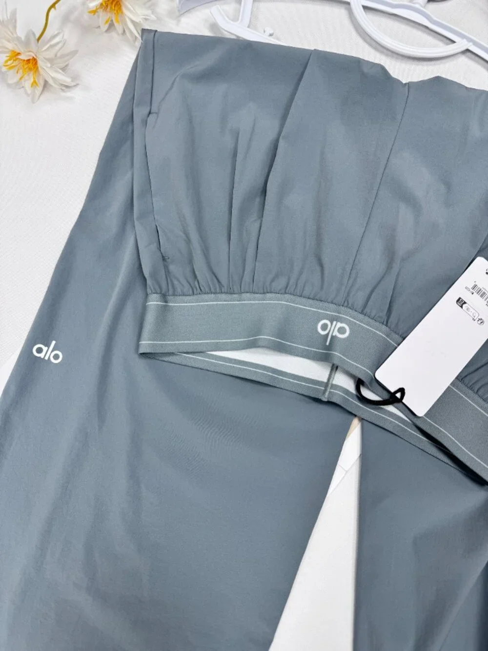 Steel Grey ALO Yoga Suit Up Trouser 💙(Regular) Wome‘s Pants Summer | Trendy 😉